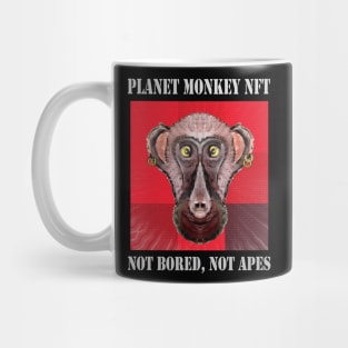 On Planet Monkey nft Collection Not Bored Apes Mug